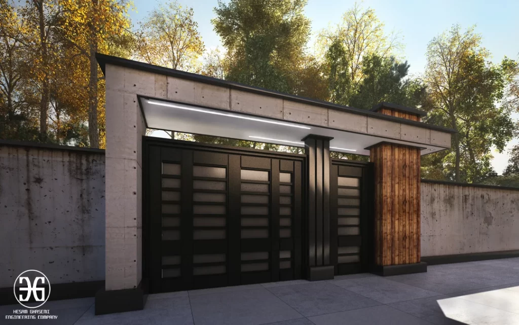 مدل سردرب حیاط ساده و شیک