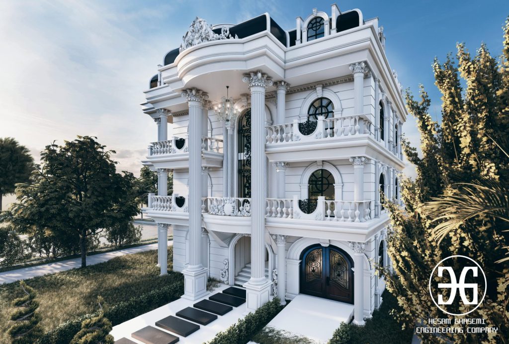 ساخت ویلا کلاسیک در کلارآباد