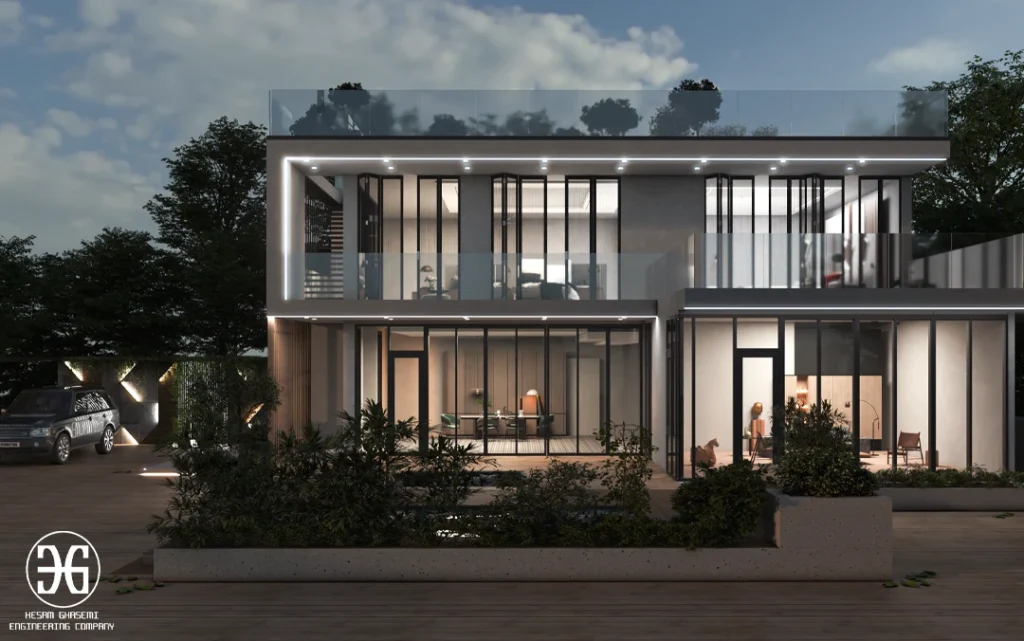 اصول طراحی ویلای دوبلکس