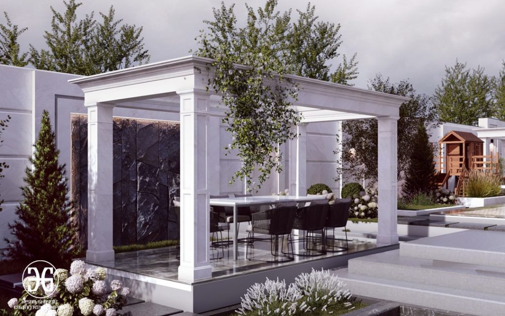 اصول طراحی باغ ویلا