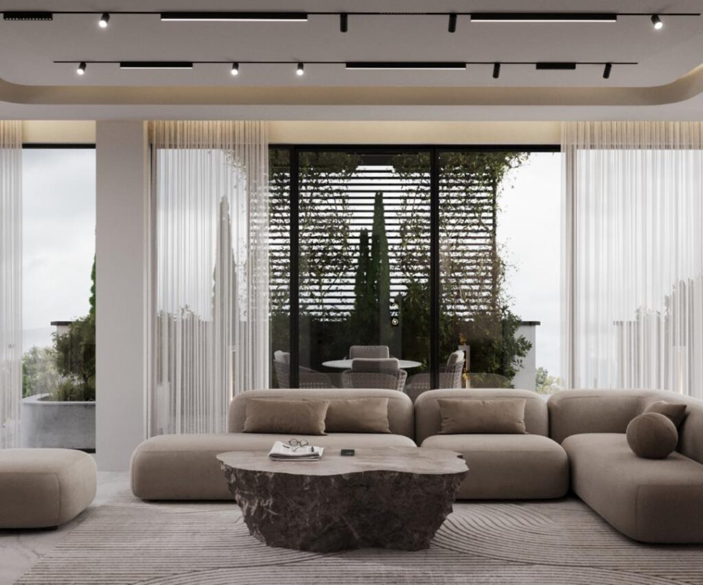 طراحی داخلی ویلا